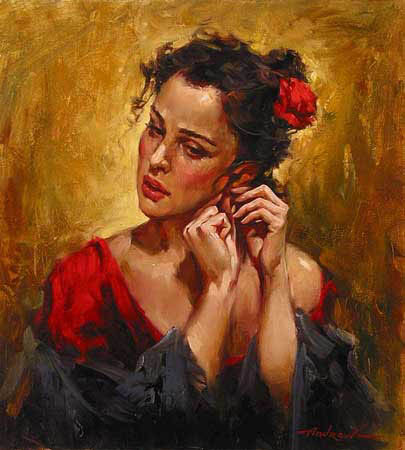Andrew Atroshenko paintings illustration Drawings Women portrait